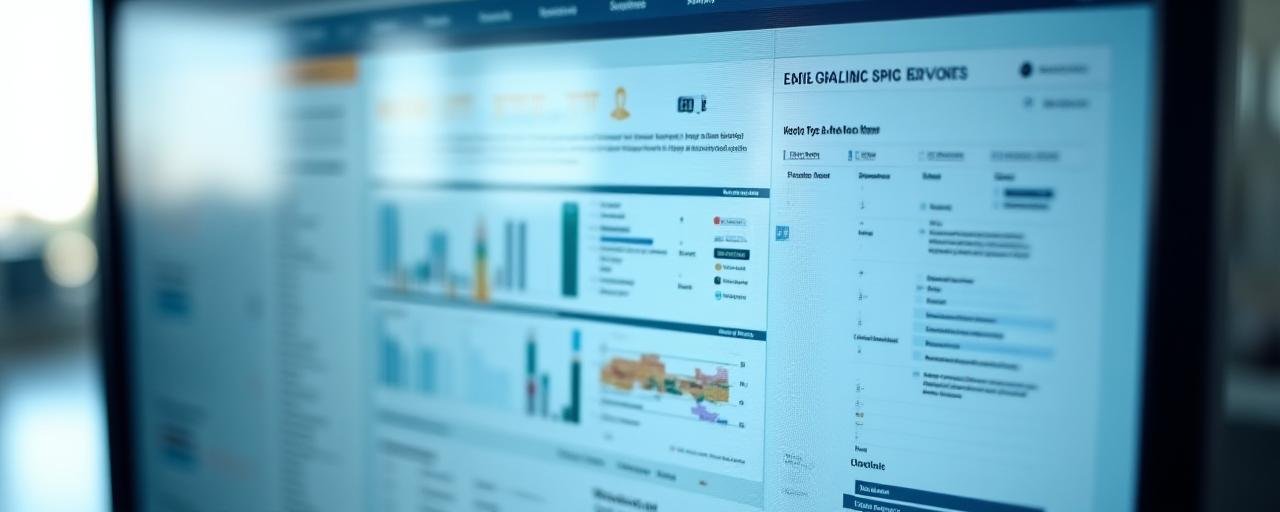 Modern digital project management dashboard showing organizational efficiency